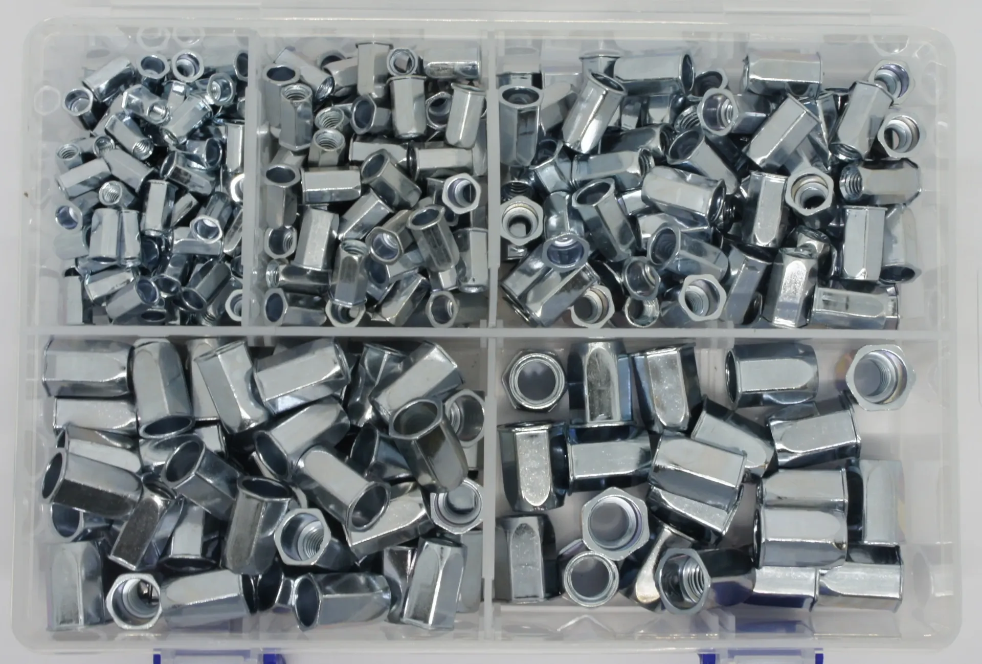 320 Piece Reduced Head, Full Hex Body, Long Grip Rivnut Kit | PT Fasteners